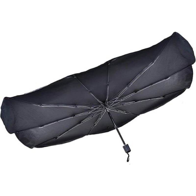 Sogex Oto Araba Güneşlik Şemsiye Tip Ön Cam Güneş Önleyici Katlanabilir Kılıflı (135CM x 75CM) - 135*75 Diğer Fiyatı