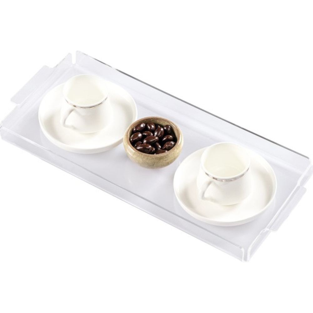 Sogo Şeffaf Akrilik Tepsi Kahve-Sunum Tepsisi 33X15 cm 3 mm Servis Tepsisi Fiyatı