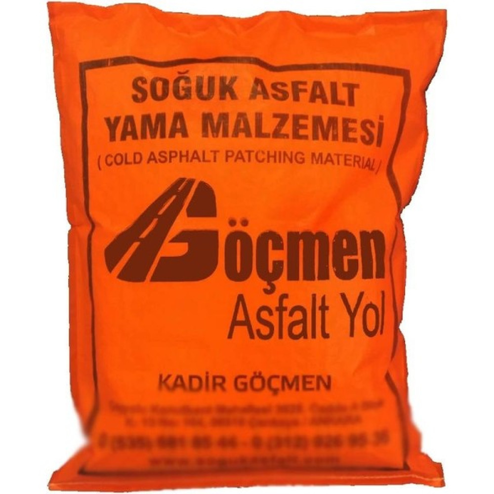 Soğuk Asfalt Yama Malzemesi 35 kg Dış Cephe Yalıtım Malzemeleri Fiyatı