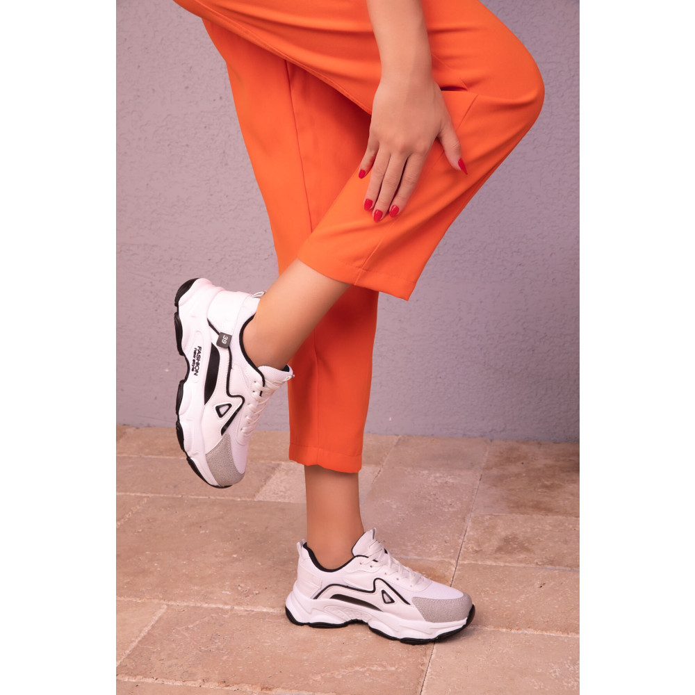 SOHO Beyaz-Siyah Kadın Sneaker 37 Beden Spor Ayakkabı Fiyatı