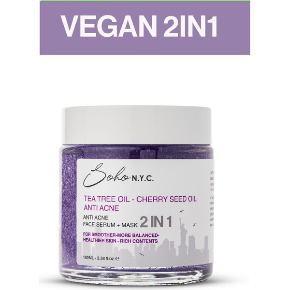 Soho N.y.c. Vegan Anti Acne-Sebum Dengeleyici Durulanmayan Maske Etkili Serum 100 ml Anti-Aging / Yaşlanma Karşıtı Fiyatı