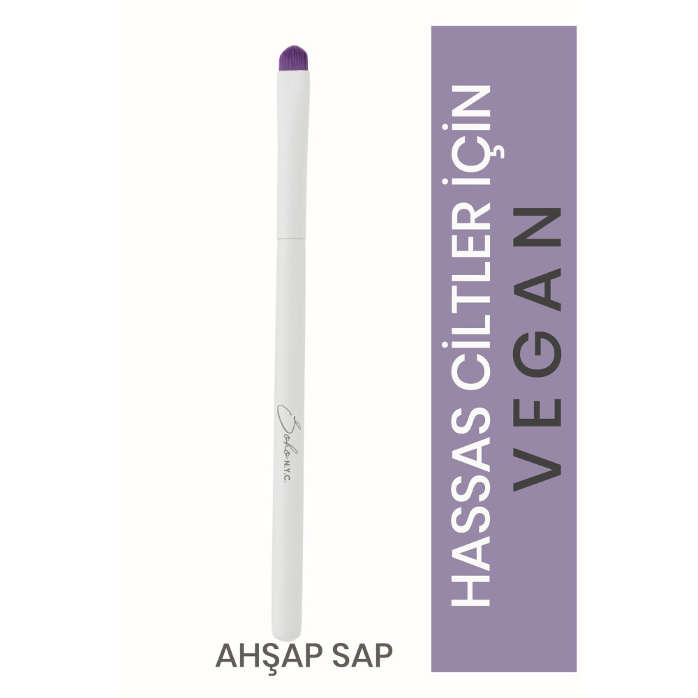 Soho N.Y.C. Vegan Detay Liner Makyaj Fırçası-v707- Ahşap Sap 14cm Makyaj Fırça ve Aksesuarları Fiyatı