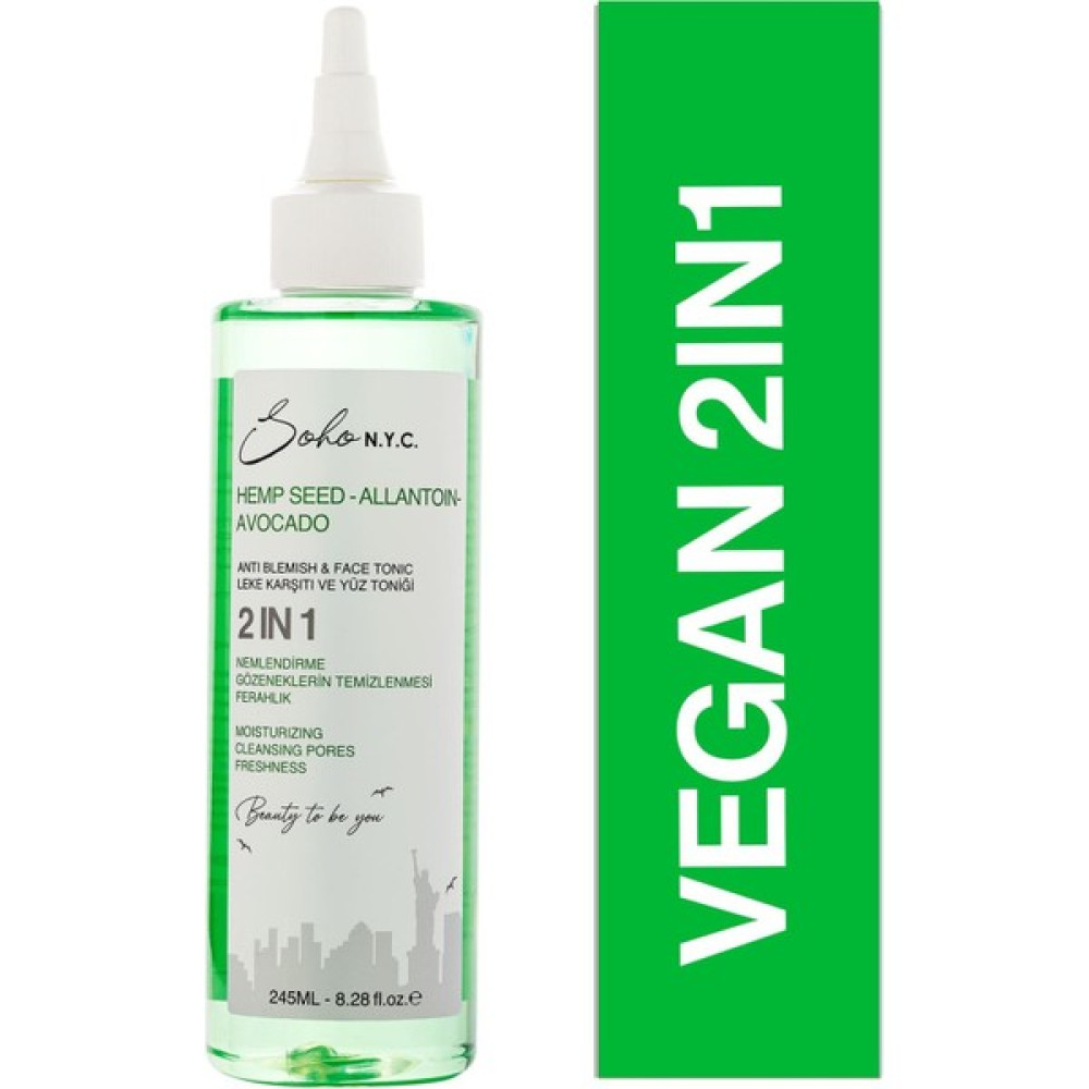 Soho N.y.c. Vegan Leke Karşıtı Arındırıcı Yüz Toniği 245 ml Cilt Temizleme ve Peeling Fiyatı