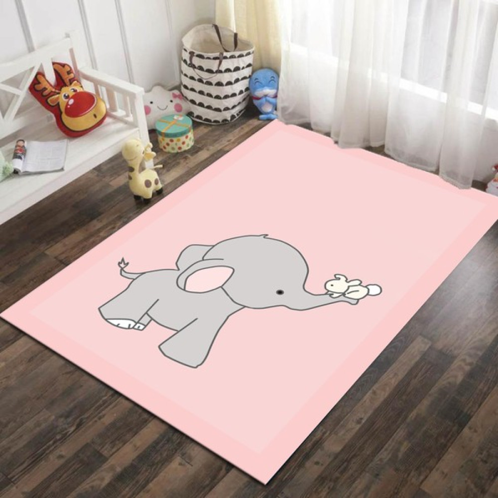 Soho Panda Figürlü Çocuk Odası Halısı - Bej - 80 x 150 cm Bebek Odası Halı Fiyatı