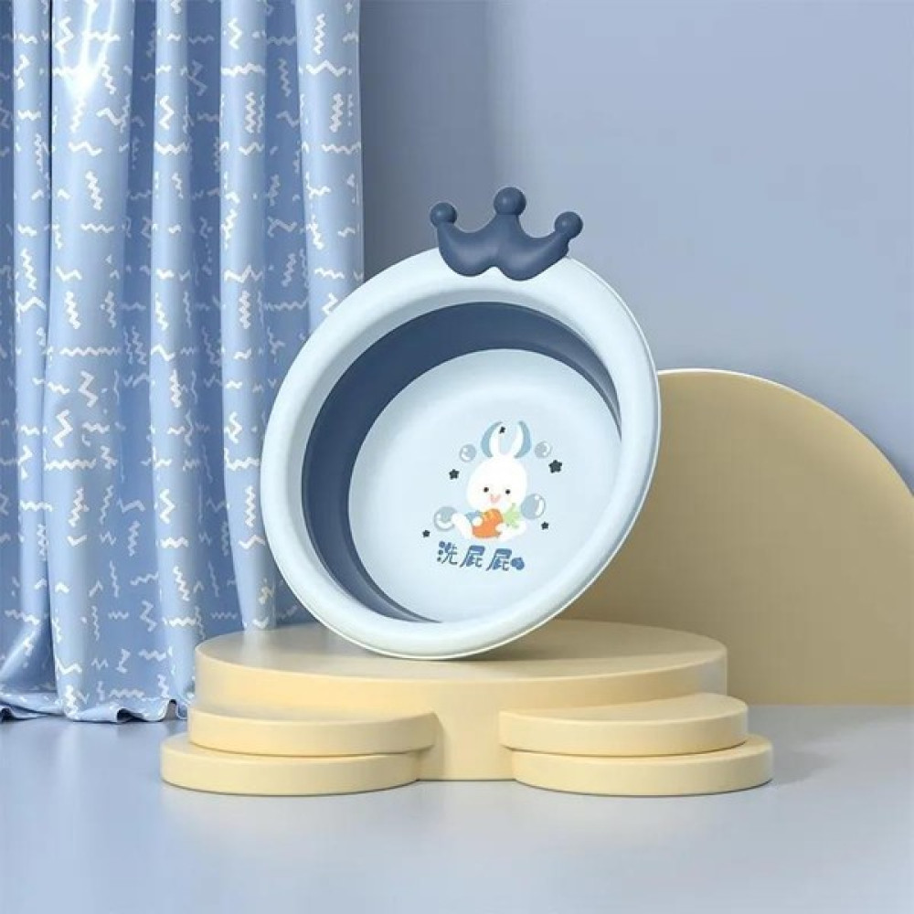 Soir Taç Katlanabilir Kanca Lavabo Bebek Taşınabilir Lavabo (Yurt Dışından) - Açık Mavi Bebek Lazımlık Fiyatı
