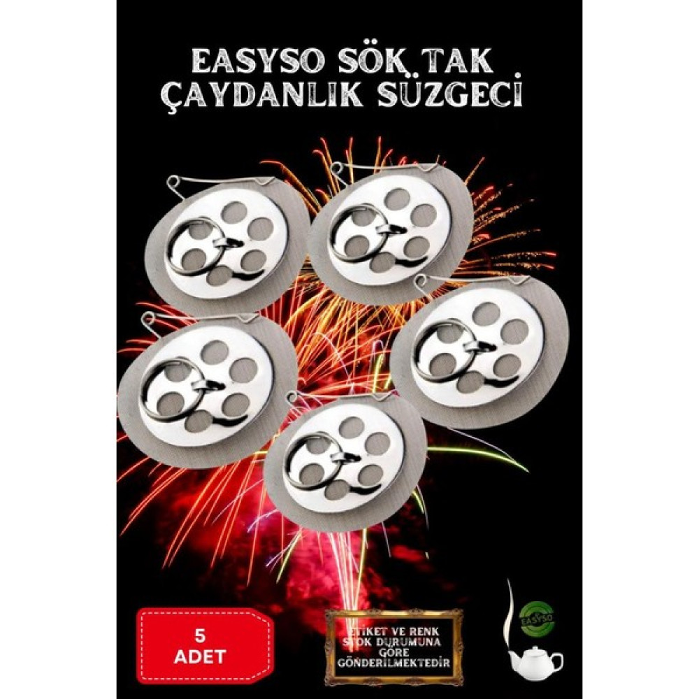 Sök Tak Demlik Içi Çay Süzgeci 5'li Çay / Çaydanlık Setleri Fiyatı