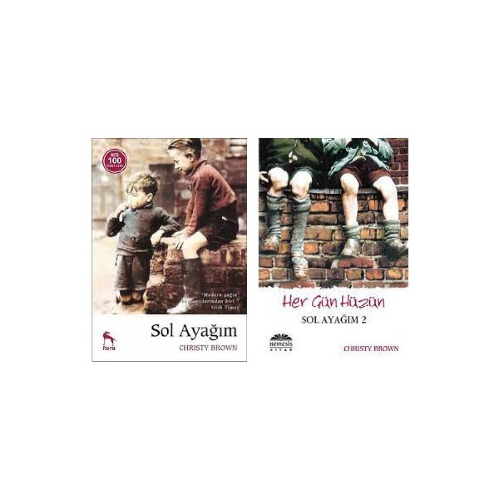 Sol Ayağım 2 Kitap Set - Christy Brown - Sol Ayağım 2 Her Gün Hüzün Çocuk Roman Fiyatı