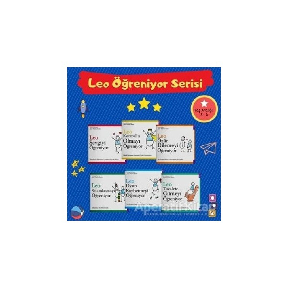Sola Kidz Leo Öğreniyor Serisi (6 Kitap Takım) - Jane Whelen Banks - Sola Kidz Edebiyat Fiyatı