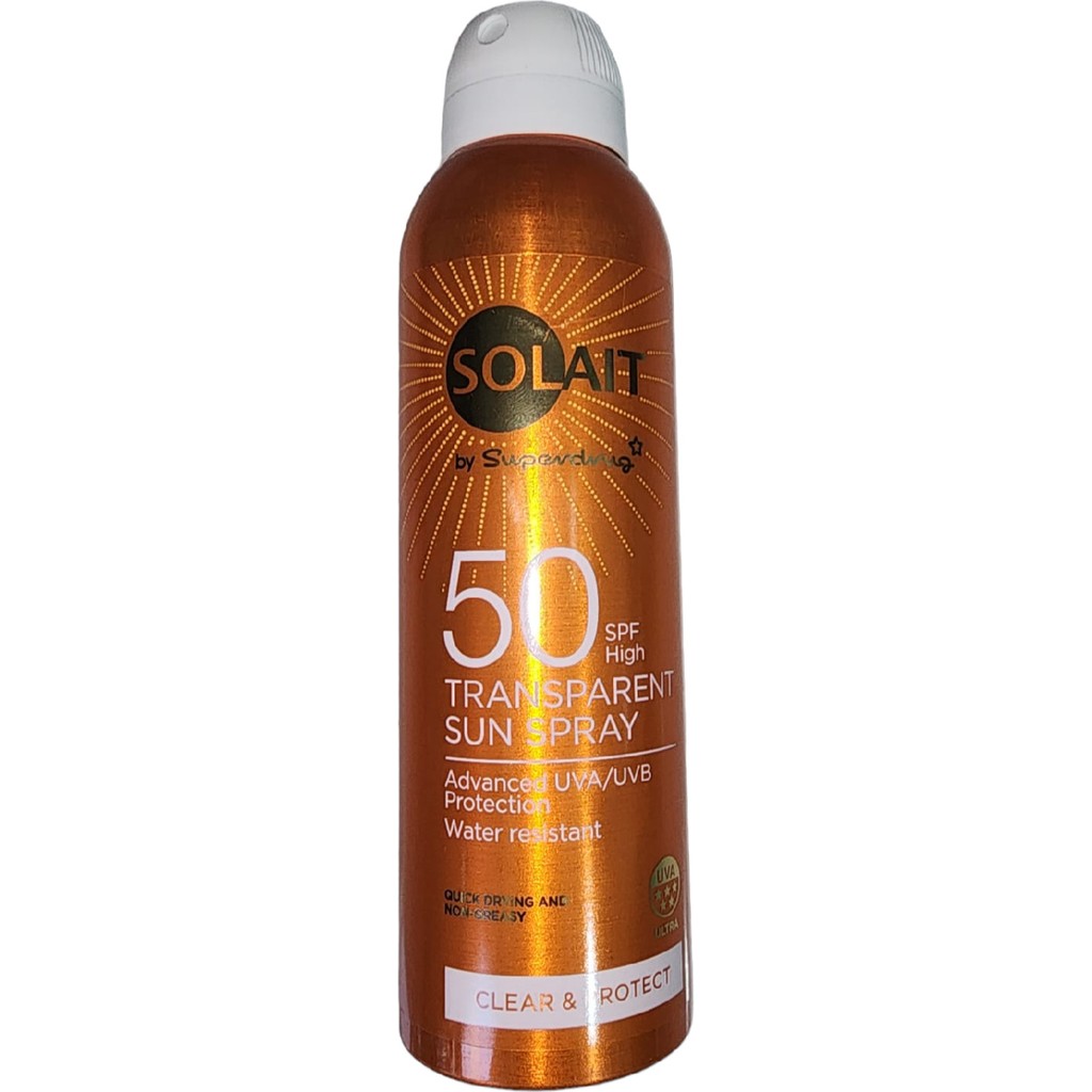 Solait Transparan Güneş Koruyucu Sprey Spf 50 150 ml 7225345 Diğer Fiyatı