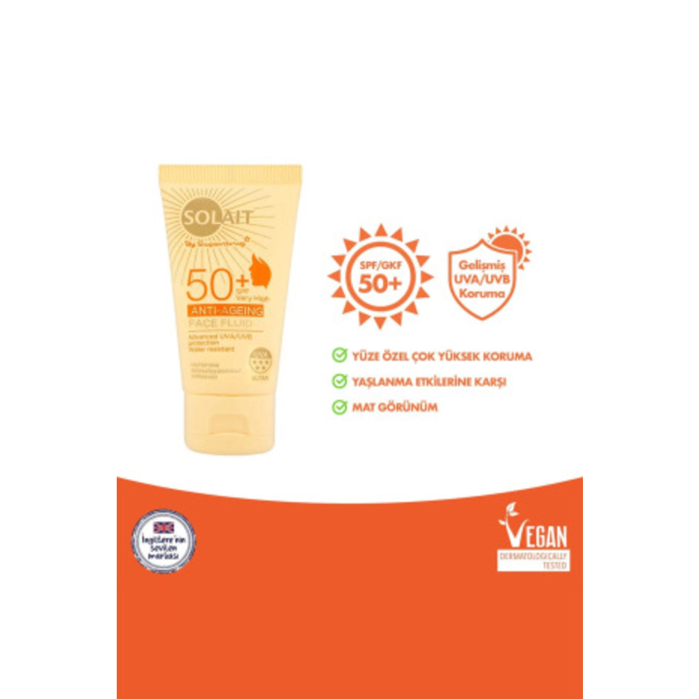 Solait Watsons Solait Yaşlanma Karşıtı Yüz Güneş Kremi 50 ml SPF50 Güneş Kremleri ve Losyonları Fiyatı