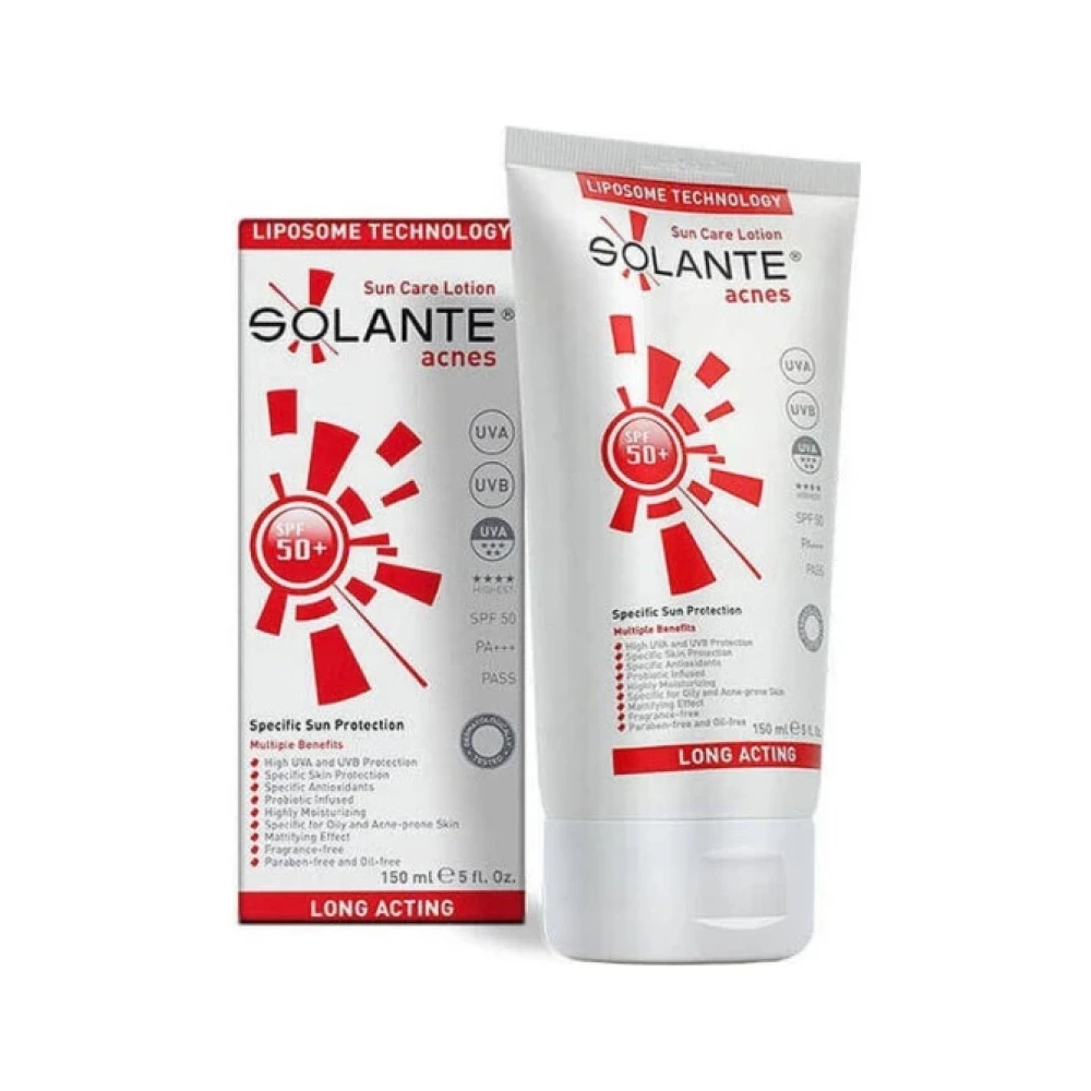 Solante Acnes Güneş Koruyucu Losyon Spf50+ 150 Ml Güneş Kremleri ve Losyonları Fiyatı