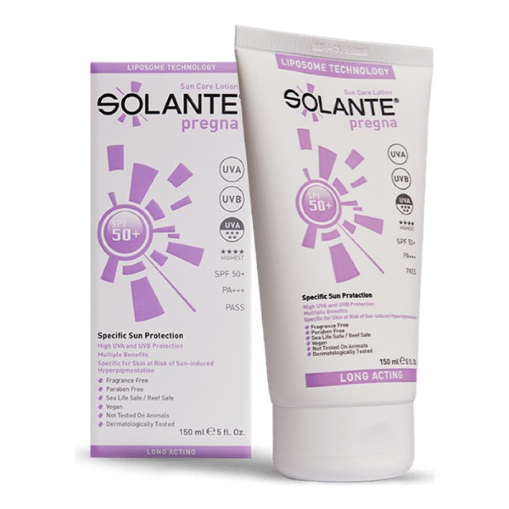 Solante Pregna Spf 50+ 150 ml Gebelik Dönemi Için Özel Güneş Koruma Kremi Güneş Kremleri ve Losyonları Fiyatı