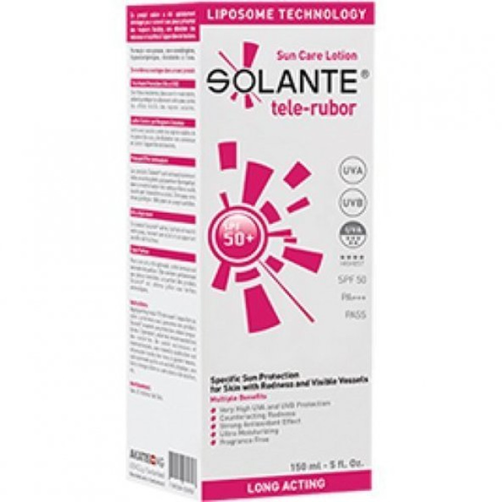 Solante Tele-Rubor Lotion Spf 50 150 Ml Güneş Kremleri ve Losyonları Fiyatı