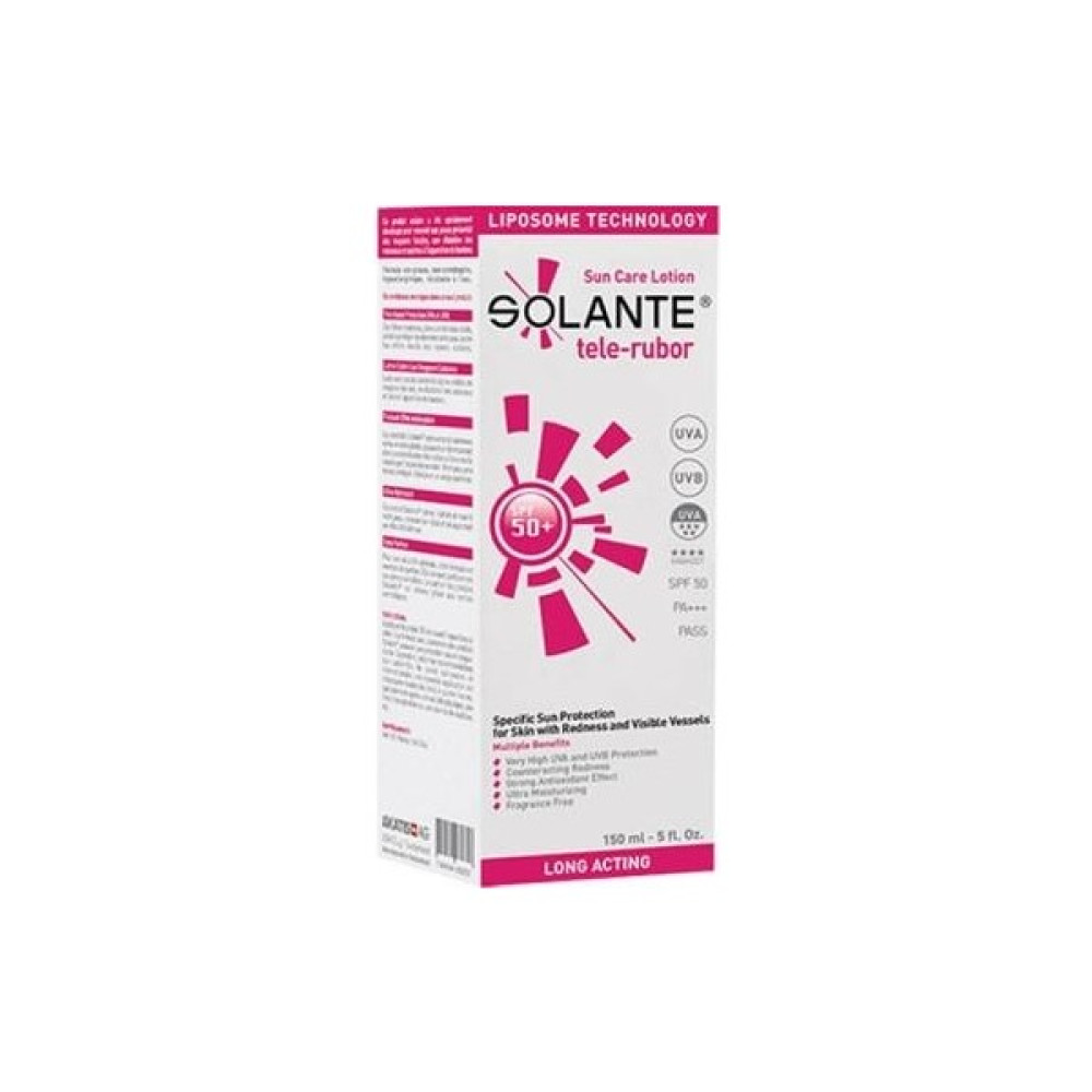 Solante Tele-Rubor SPF 50+ Güneş Koruyucu Losyon 150 ml Güneş Kremleri ve Losyonları Fiyatı