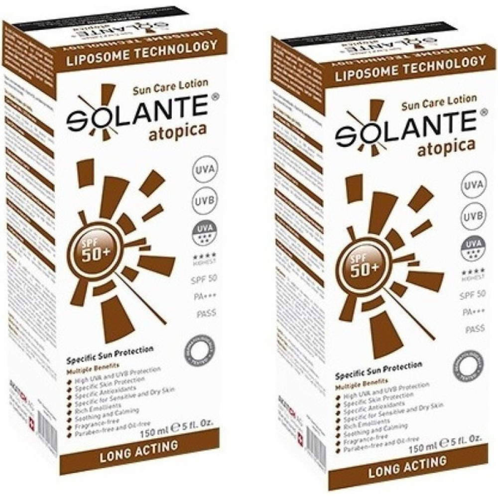 Solante Yatıştırıcı ve Rahatlatıcı Atopica 150 ml X2 Güneş Kremleri ve Losyonları Fiyatı