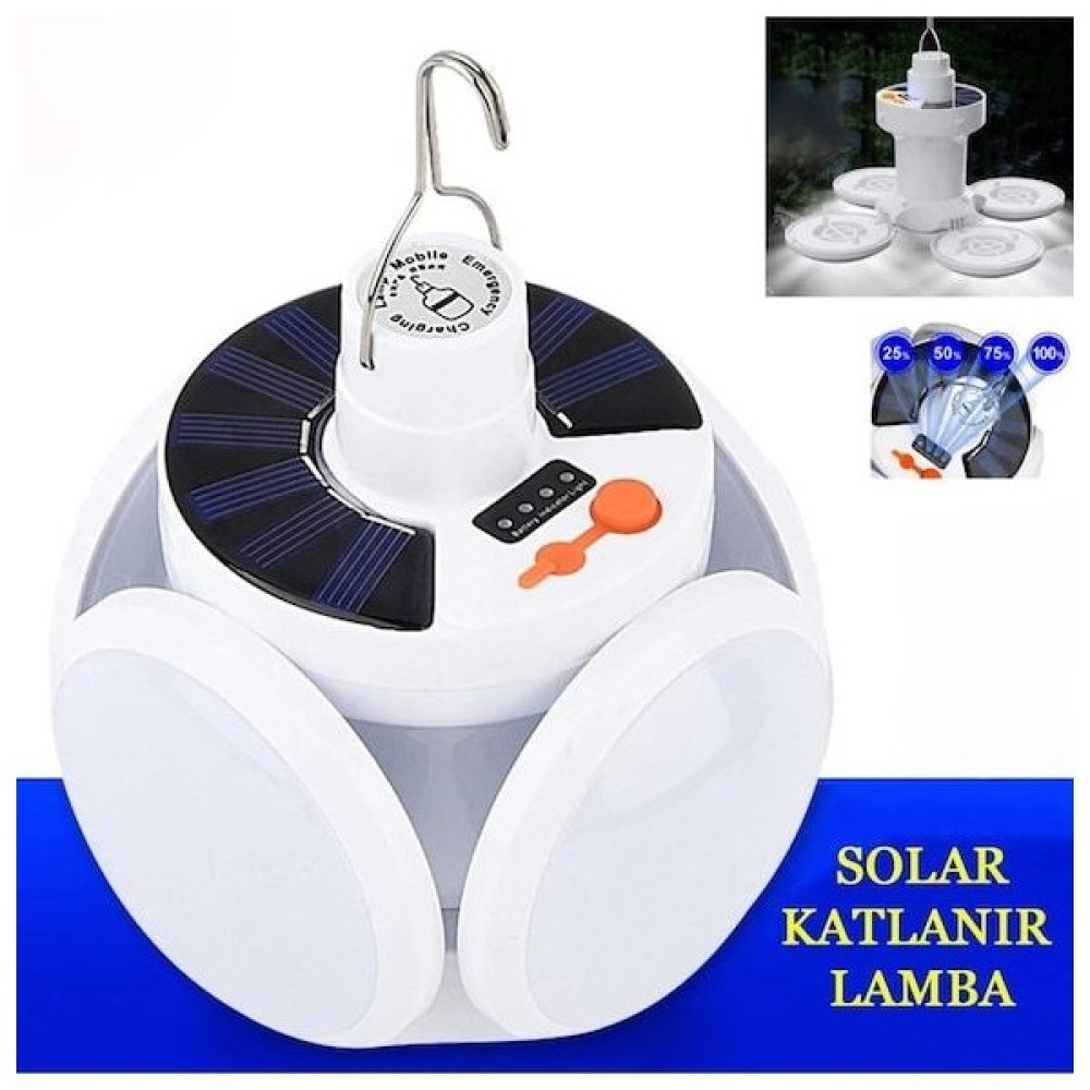 Solar 5 Kanatlı Kamp Lambası Kamp Aksesuarı Fiyatı