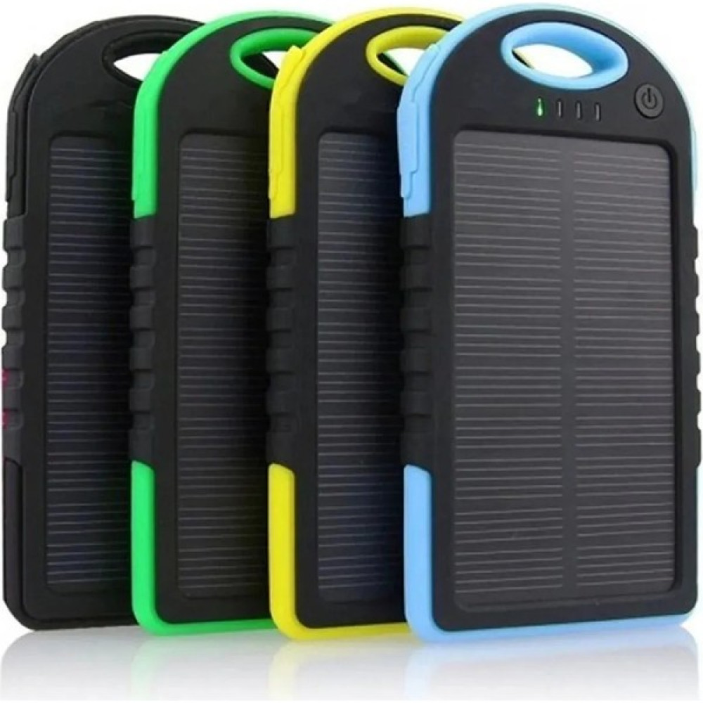 Solar Charge Güneş Enerjili Solar Panelli Powerbank 20000MAH Kamp Tipi Taşınabilir Şarj Aleti - Siyah Taşınabilir Şarj Cihazı - Powerbank Fiyatı
