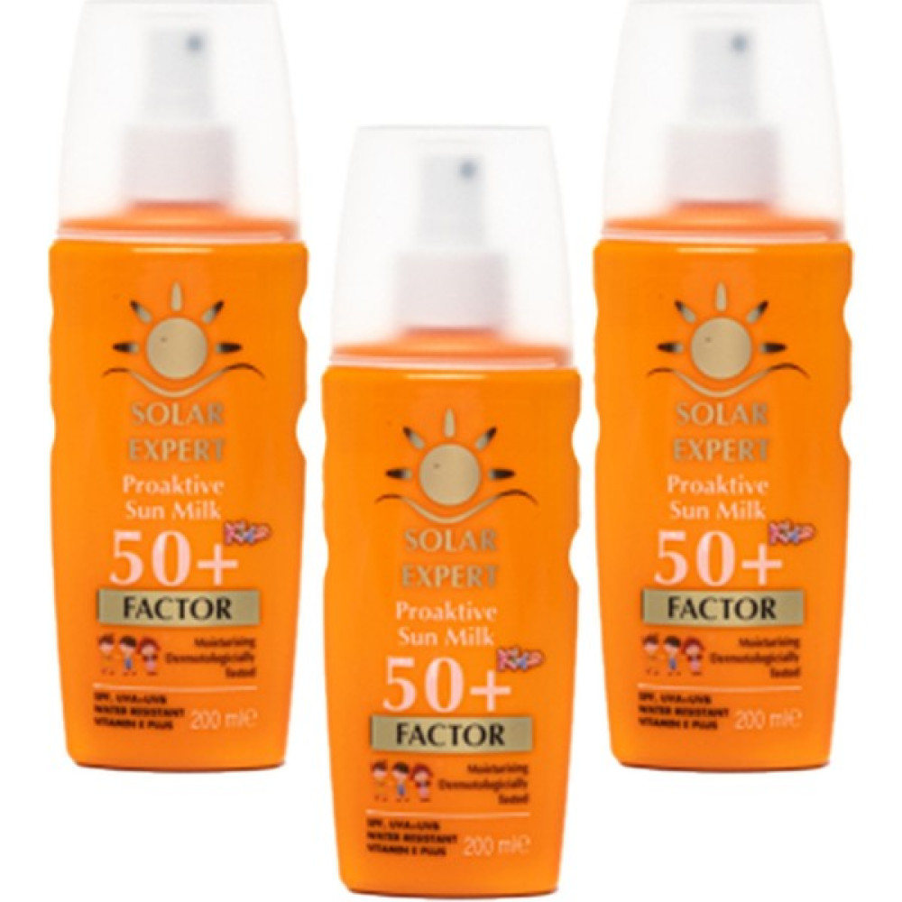 Solar Expert Vücut Güneş Kremi Kids Spf 50+ 3'lü Avantaj Paketi Güneş Kremleri ve Losyonları Fiyatı