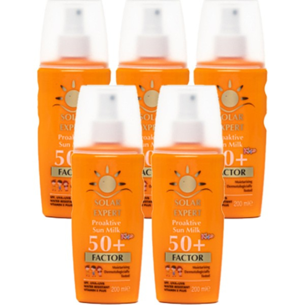 Solar Expert Vücut Güneş Kremi Kids Spf 50+ 5'li Avantaj Paketi Güneş Kremleri ve Losyonları Fiyatı
