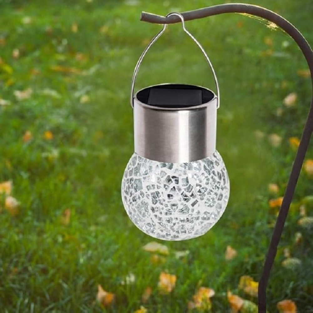 Solar Small Cracked Bottle Lights Güneş Enerjili Beyaz Renkli Mozaik Görünümlü Cam Aydınlatma Oto Boyaları Fiyatı