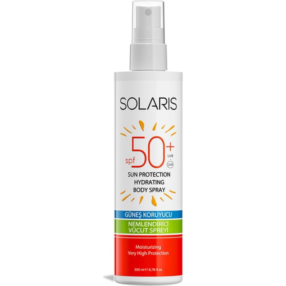 Solaris Güneş Losyonu Vücut Spreyi SPF 50+ ( 200 ml ) Güneş Kremleri ve Losyonları Fiyatı