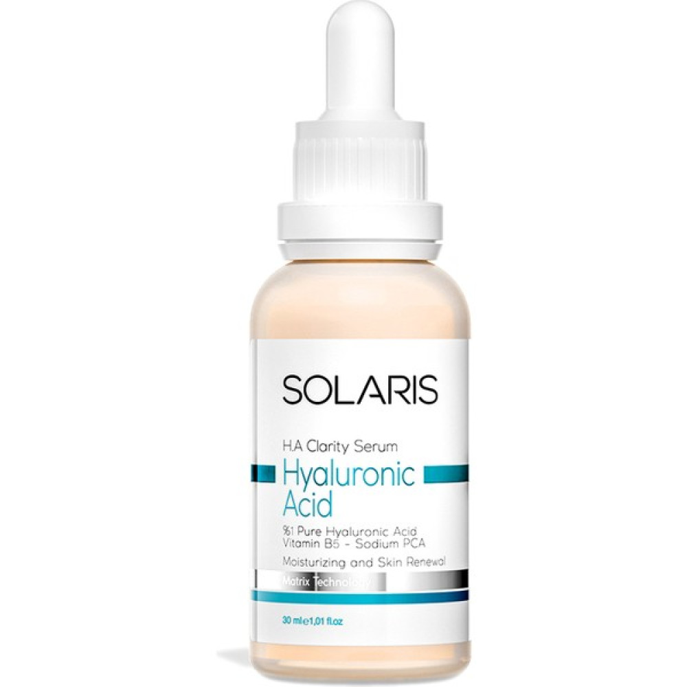Solaris Hyaluronik Asit Serum Nemlendirici 30 ml (Hyaluronic Acid ve B5) Anti-Aging / Yaşlanma Karşıtı Fiyatı