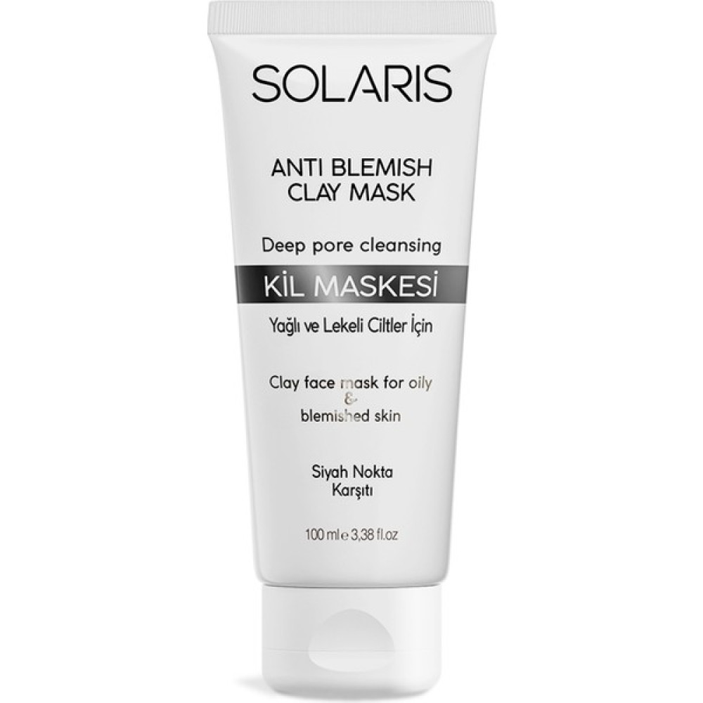 Solaris Kil Maskesi Yağlı ve Lekeli Ciltler İçin 100 ml Maskeler Fiyatı