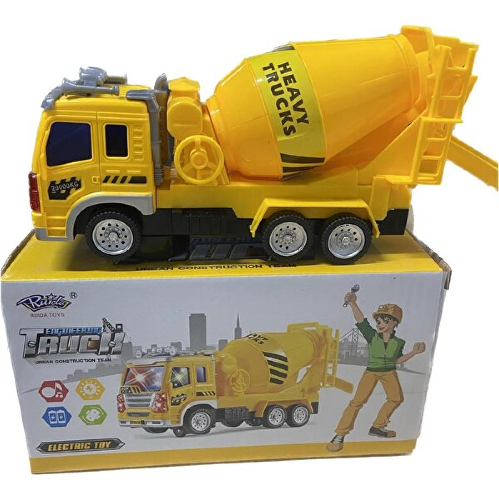 Sole 3D Işıklı, Sesli, Müzikli Çarp Dön Sensörlü Beton Mikseri - Iş Makinesi - Eğlenceli Oyuncaklar! Oyuncak Araç Fiyatı