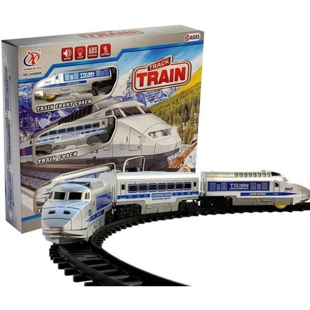 Sole Beyaz Motorlu, Işıklı ve Ses Efektli 17 Parça Oyuncak Hızlı Tren Seti Oyuncak Araç Fiyatı