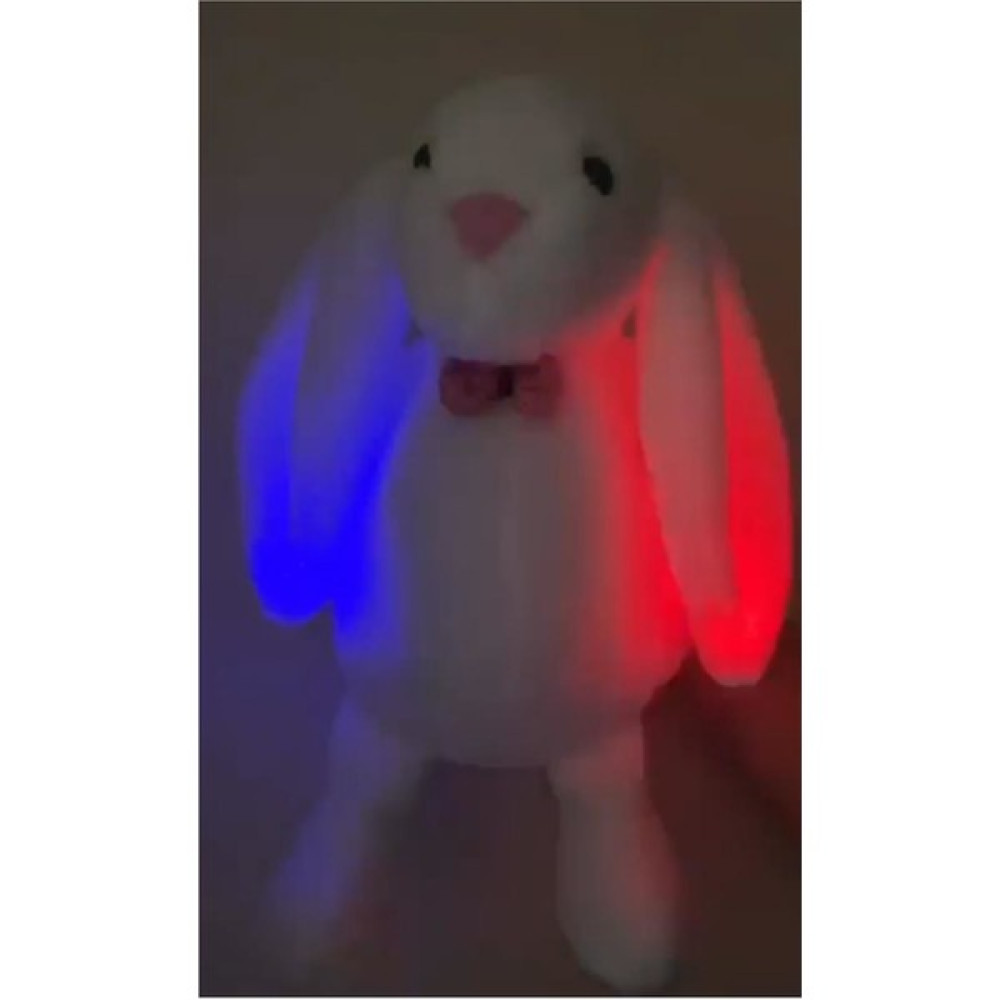 Sole LED Işıklı, Uyku Arkadaşı Uzun Kulak Bunny Peluş Tavşan 65CM - Beyaz Bebek Oyuncakları Fiyatı