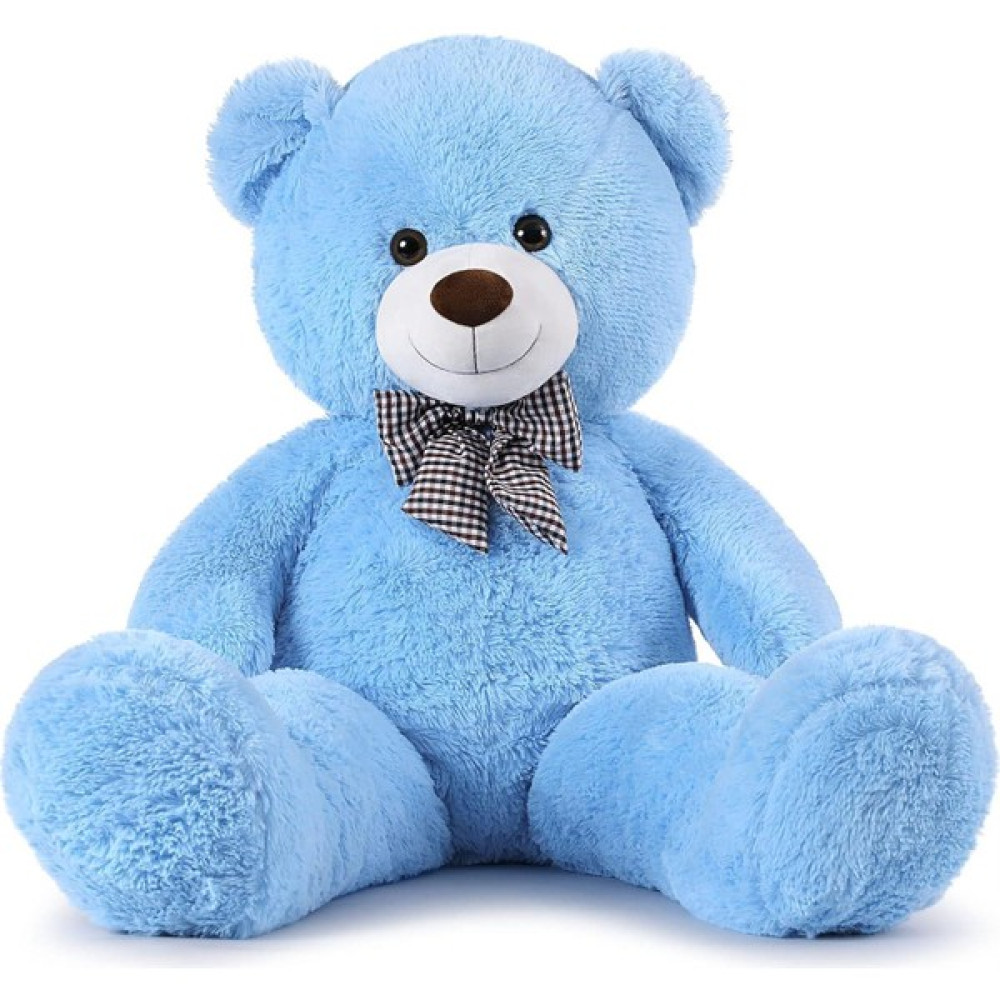Sole Papyonlu Sevimli Peluş Şaşkın Ayı 80 cm - Sevgiliye Özel Hediye - Açık Mavi Peluş Oyuncaklar Fiyatı