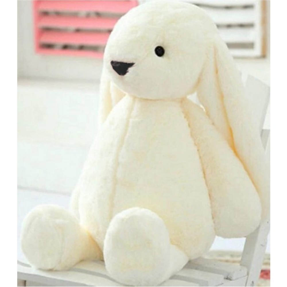 Sole Uyku Arkadaşım Uzun Kulak Peluş Tavşan 45 cm - Beyaz Bebek Oyuncakları Fiyatı