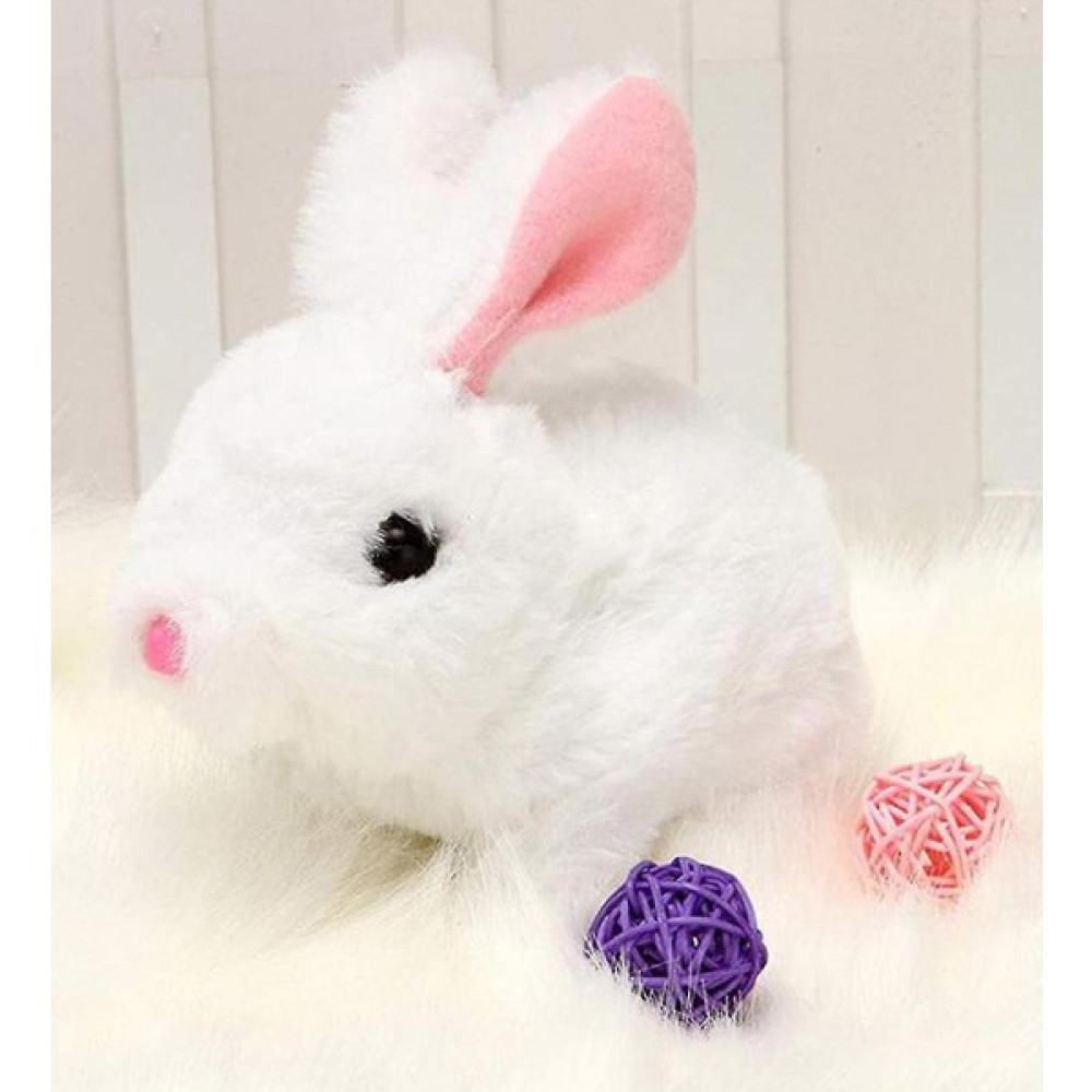 Sole Yürüyen, Sesli Hareketli Sevimli Peluş Bunny Tavşan - Sweet Bunny - Beyaz Peluş Oyuncaklar Fiyatı