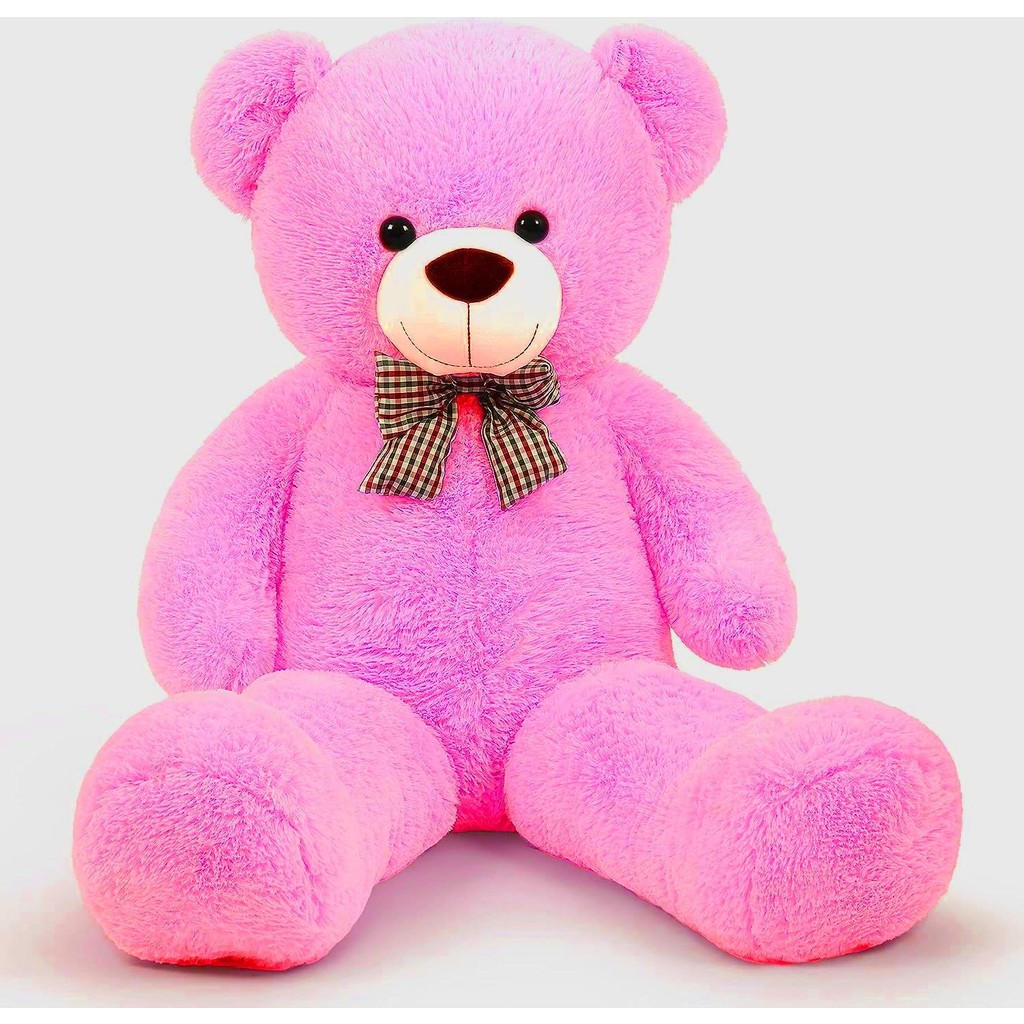 solemia 80 cm Papyonlu Peluş Ayıcık - % 100 Yerli Ürün - Fuşya Anne Bebek Oyuncak Fiyatı