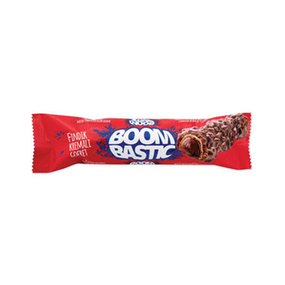 Şölen Boombastic Pirinç Patlaklı Fındık Kremalı Gofret 32 gr