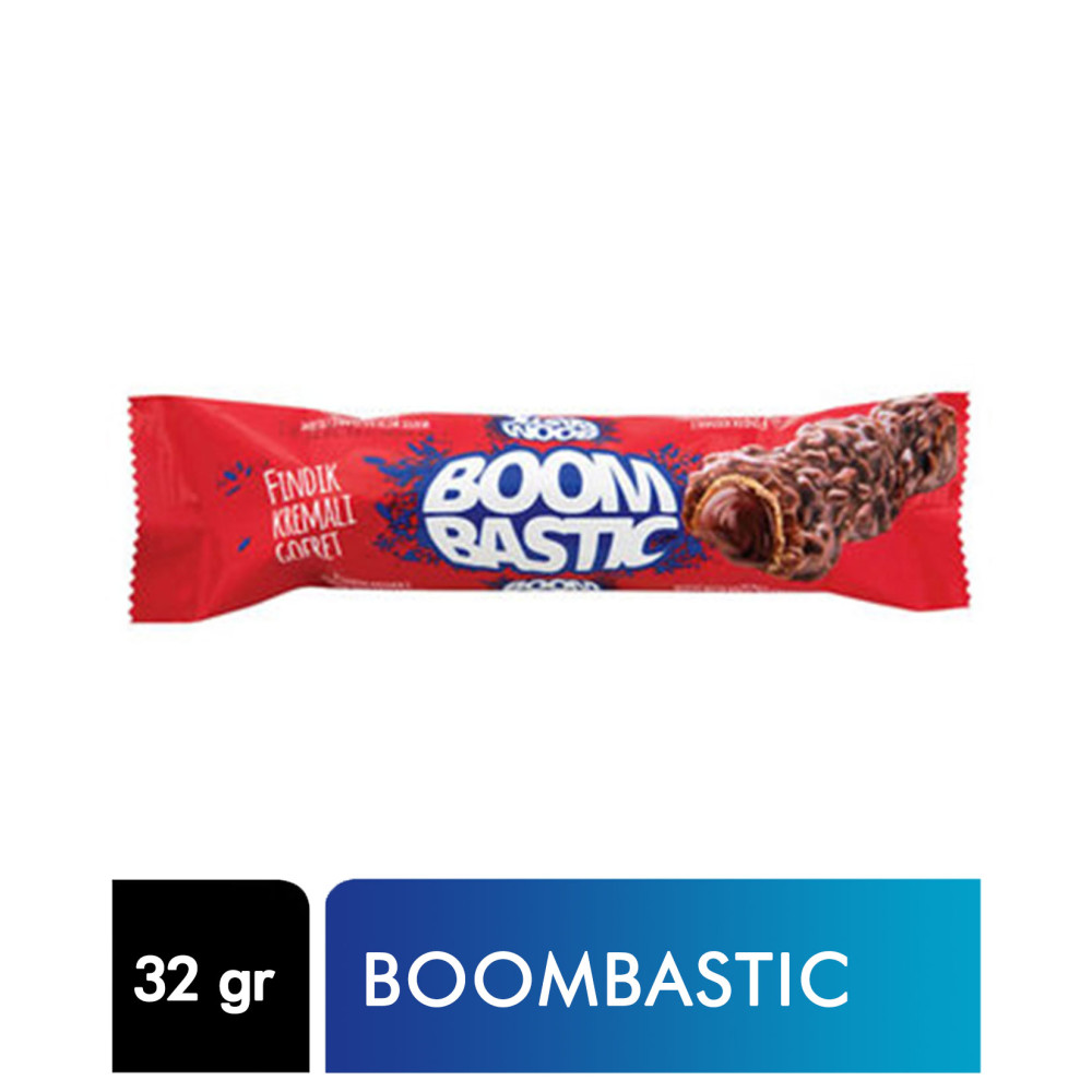 Şölen Boombastic Pirinç Patlaklı Fındık Kremalı Gofret 32 gr