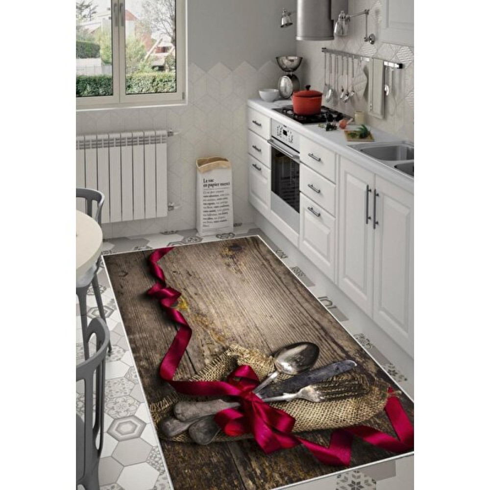 Şölen Halı Renkli Mutfak Halısı Kaymaz Taban - 100 x 200 cm Salon Halısı Fiyatı