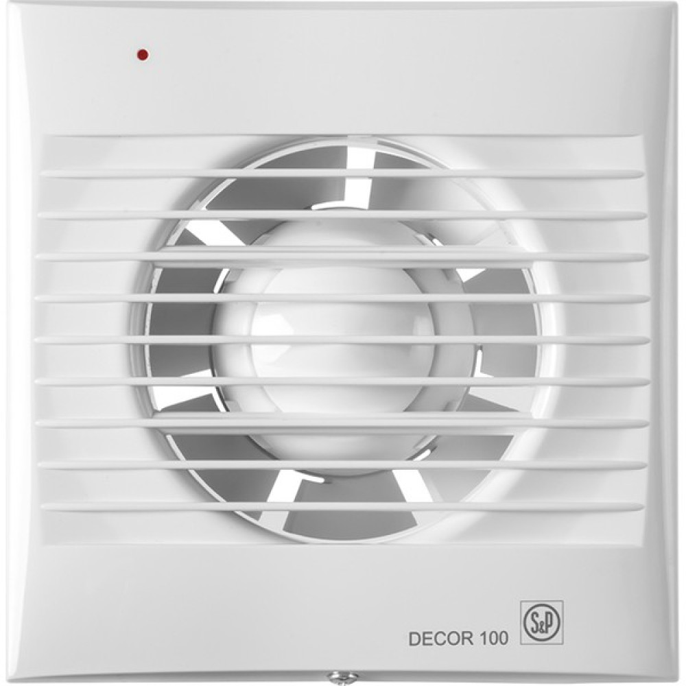 Soler Palau DECOR-100C Banyo Wc Fanı, 100 mm Çap, 95 m³/h Hava Debisi, 40 Desibel Ses Basınç Seviyesi Aspiratörler Fiyatı