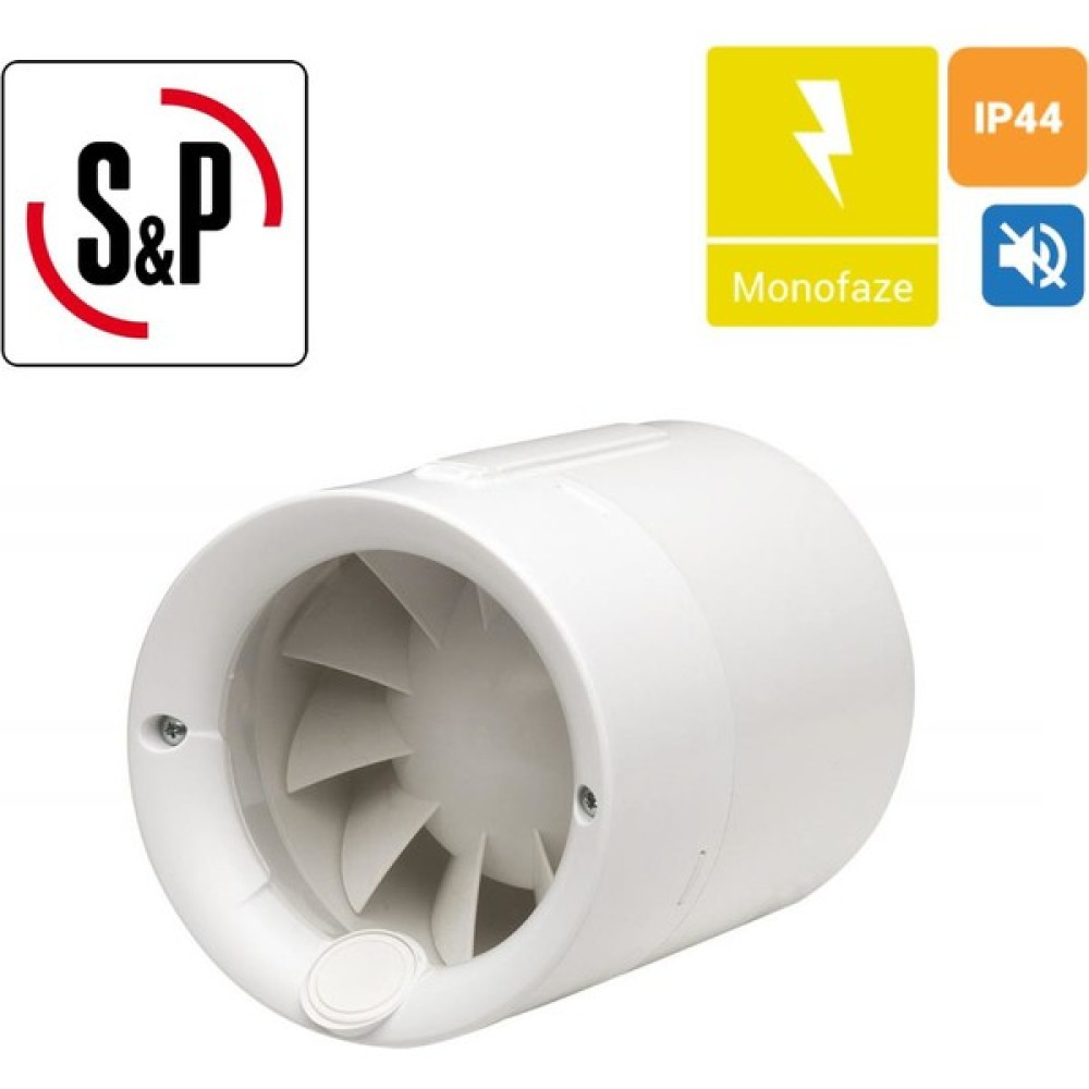 Soler Palau Silentub 100 Sessiz Aksiyel Fan Ø 100MM Db 37.5 M³/h 100 Ortam Havalandırma Fanı Temizleme Agmair Sp Agm Aspiratörler Fiyatı