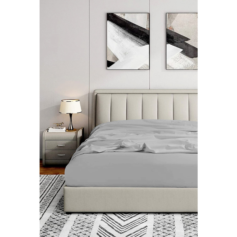 Soley | Jersey | %100 Doğal Pamuklu Tek / Çift Kişilik Lastikli Çarşaf 200 x 200 Beden Çarşaf Fiyatı