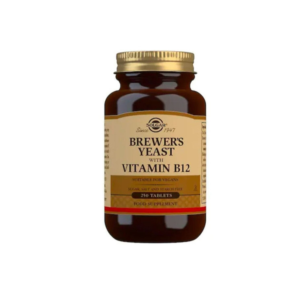 Solgar Brewers Yeast With Vitamin B12 250 Tablet Sağlık / Diyet Fiyatı