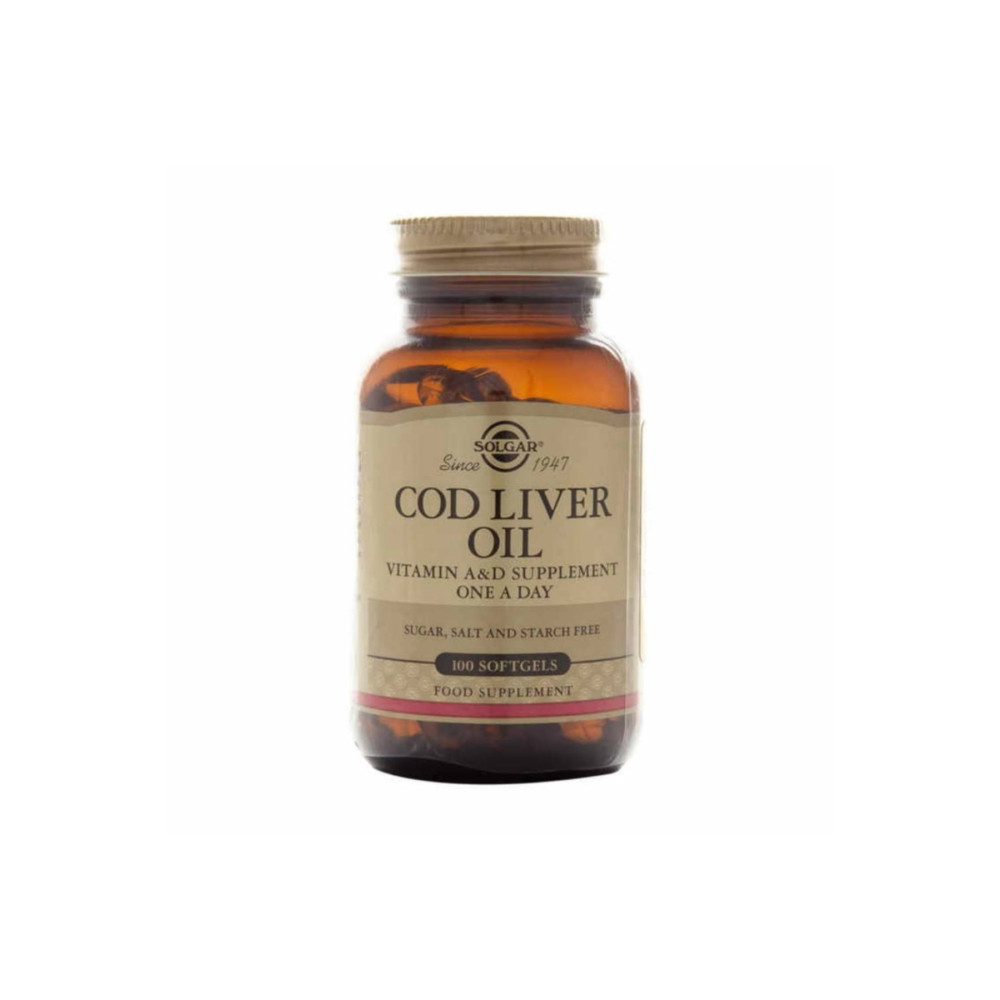 Solgar Cod Liver Oil 100 Softjel Balık Yağı / Omega 3 - 6 - 9 Fiyatı
