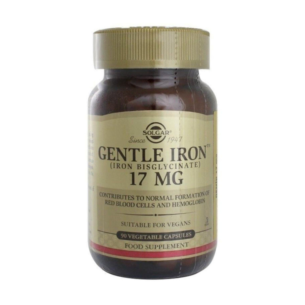 Solgar Gentle Iron 17mg 90 Kapsül Demir Eksikliği Için Sağlık / Diyet Fiyatı