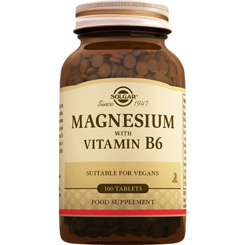 Solgar Magnesium With Vitamin B6 100 Tablet Magnezyum Sağlık / Diyet Fiyatı