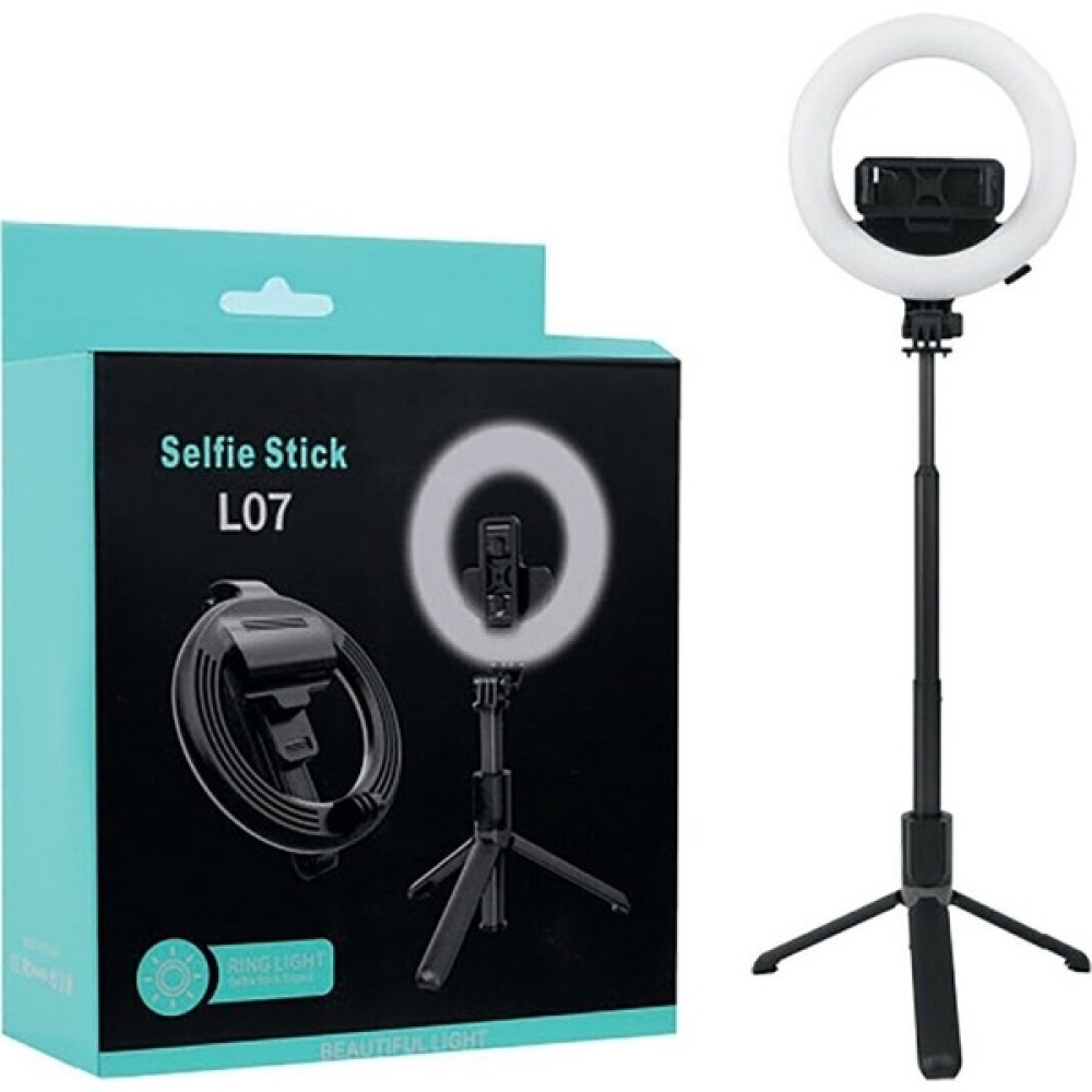 Soligor Bluetooth Kumandalı Youtuber Tiktok LED Tripod Fotoğraf Makinesi Uyumlu Ring Light - Beyaz Tripodlar Fiyatı