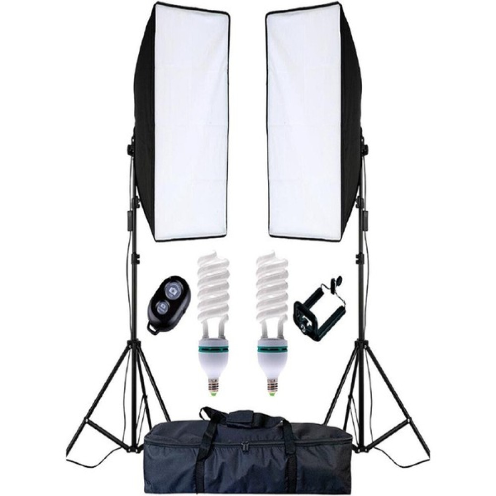 Soligor Stüdyo Çekimleri İçin Softbox Sürekli Işık Seti 50 x 70 cm Video Kamera Aksesuarları Fiyatı