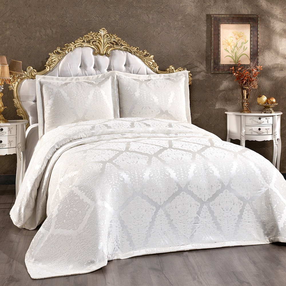 Solinas Collection Classy Krem Çift Kişilik Şönil Pike Yatak Örtüsü - 250 x 260 cm SSD / Solid State Drive Fiyatı