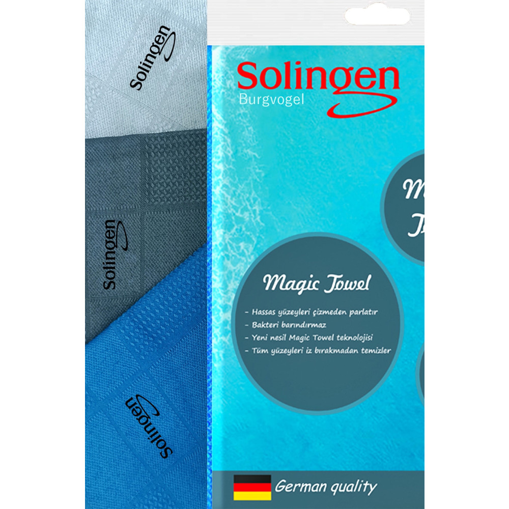 solingen germany style Sihirli Bez | Magic Towel | Sihirli Mikrofiber Temizlik Bezi Temizlik Malzemeleri Fiyatı