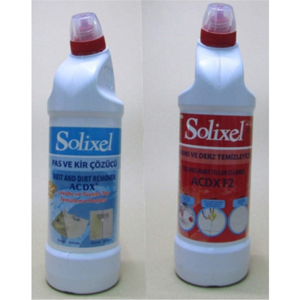Solixel Kaysan Kimya Solixel Banyo Tuvalet Temizleyici 950 ml + Fayans ve Derz Dolgu Temizleyici 950 ml Temizlik Malzemeleri Fiyatı
