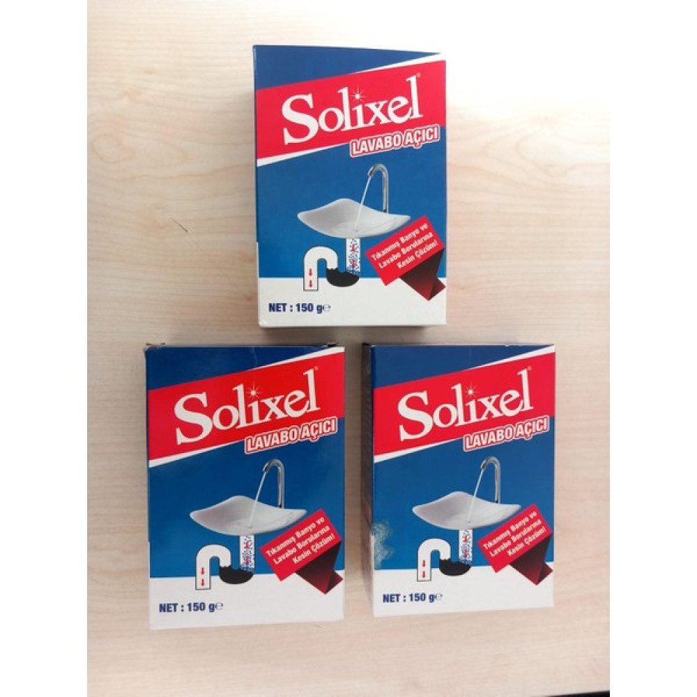 Solixel Lavabo Açıcı 3x150 gr Oto Boyaları Fiyatı